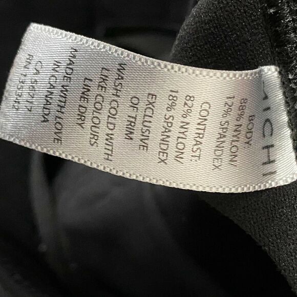 MICHI Womens Leggings Small Black Nylon Psyche Mesh Goth Yoga Gym Athleisure - Picture 5 of 7